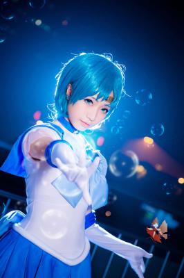 千夜文化COS宝济丸美少女战士水野亚美-萌图百科