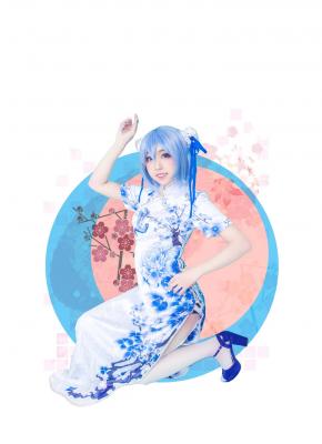 Vocaloid 初音中国风旗袍 恭贺新禧！-萌图百科