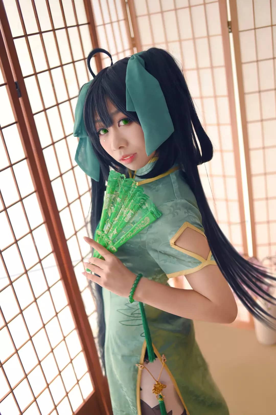王者荣耀孙尚香同人旗袍cosplay-萌图百科