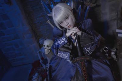 FGO黑saber礼服Ver. cosplay-萌图百科