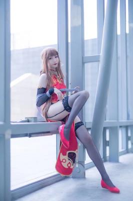 少女前线dsr50红牡丹cosplay-萌图百科