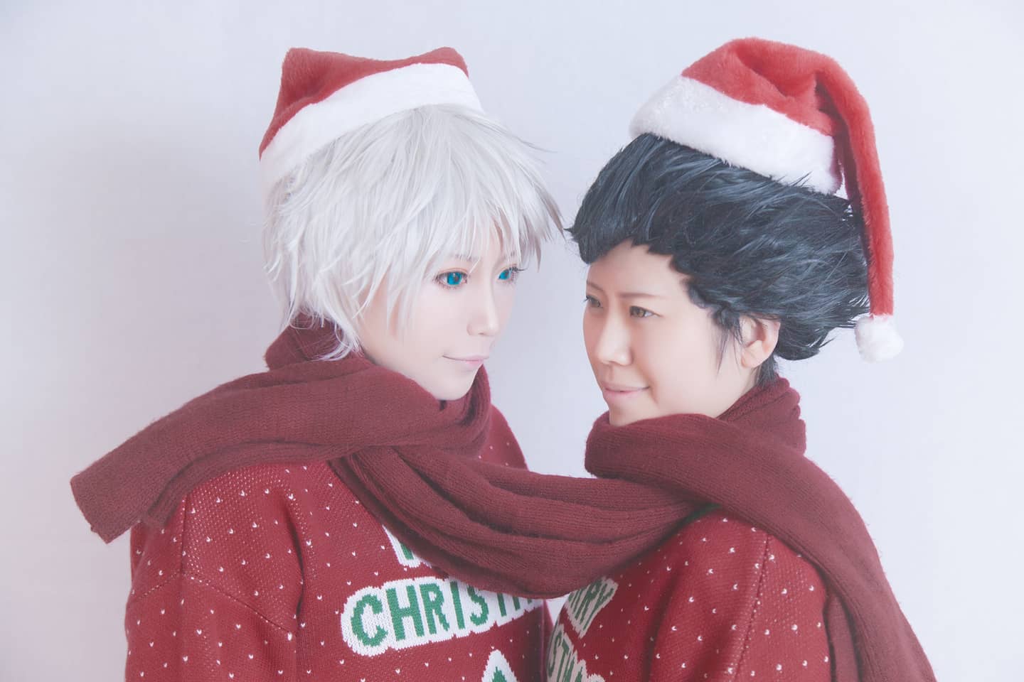 全职猎人圣诞贺图奇X杰cosplay-萌图百科
