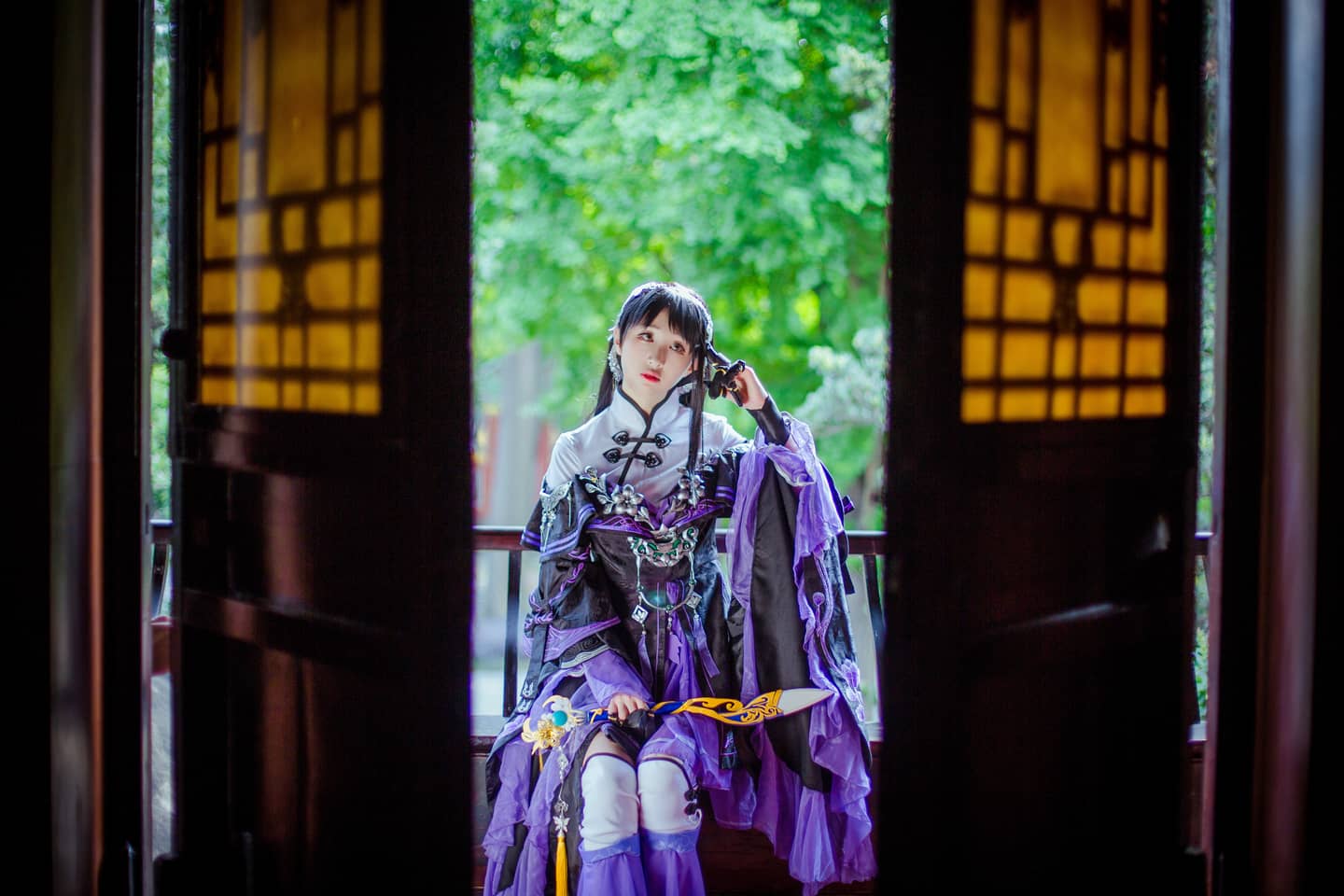 TYA事务所 剑网三雪河花萝cosplay-萌图百科