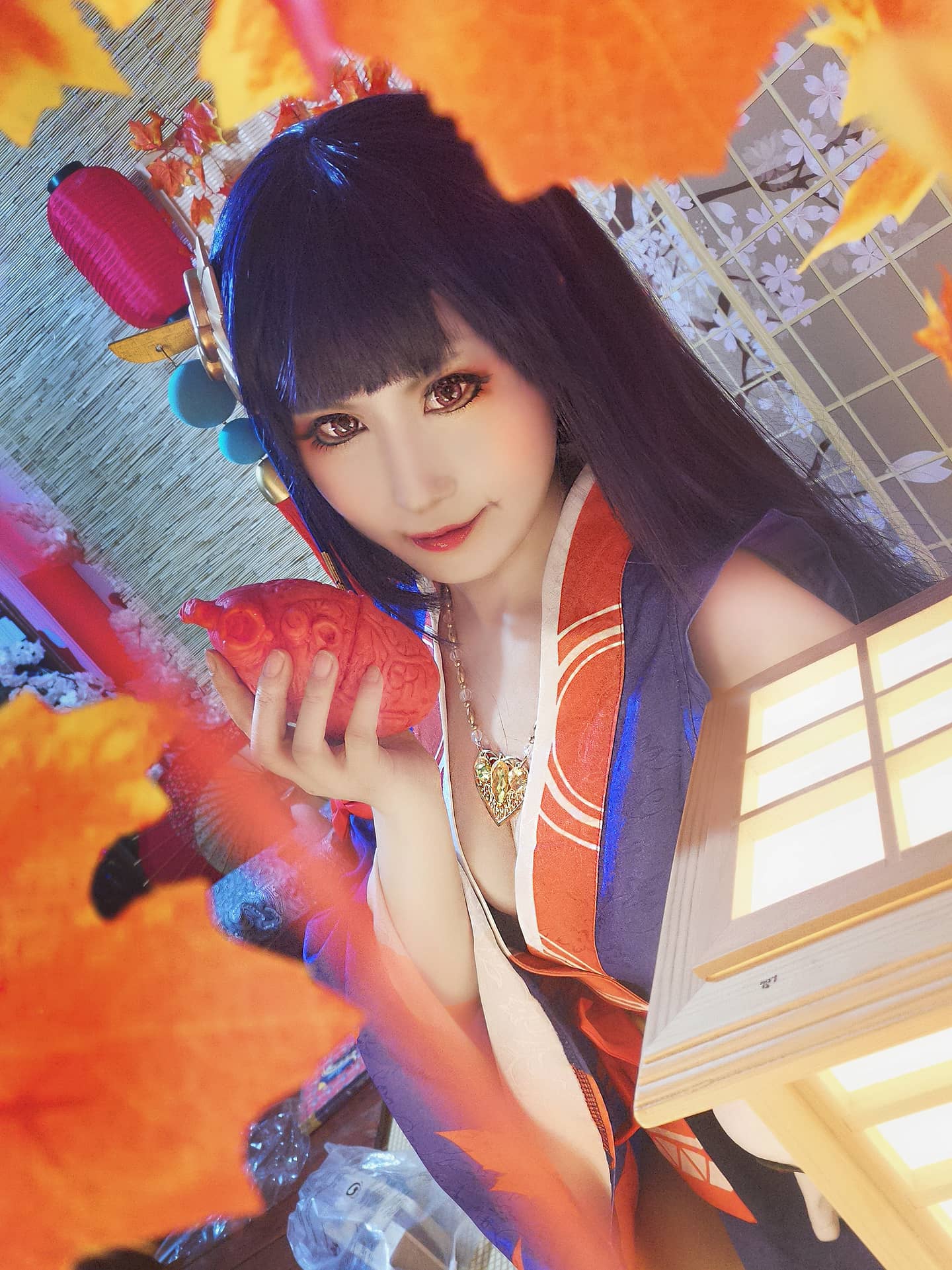 阴阳师手游   鬼女红叶cosplay-萌图百科