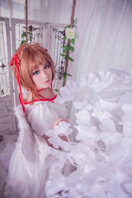 百变魔卡小樱婚纱cosplay-萌图百科