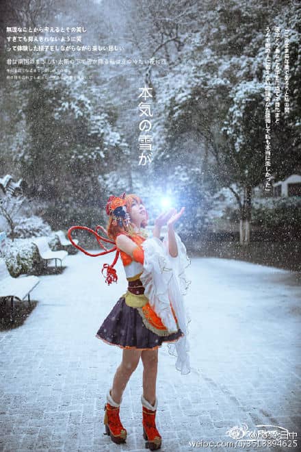 《love live！》★冬日の雪景★福神觉醒高坂穗乃果-萌图百科