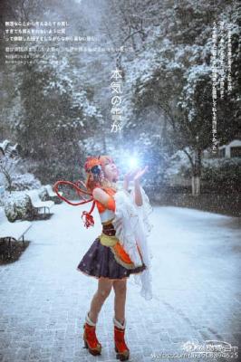 《love live！》★冬日の雪景★福神觉醒高坂穗乃果-萌图百科