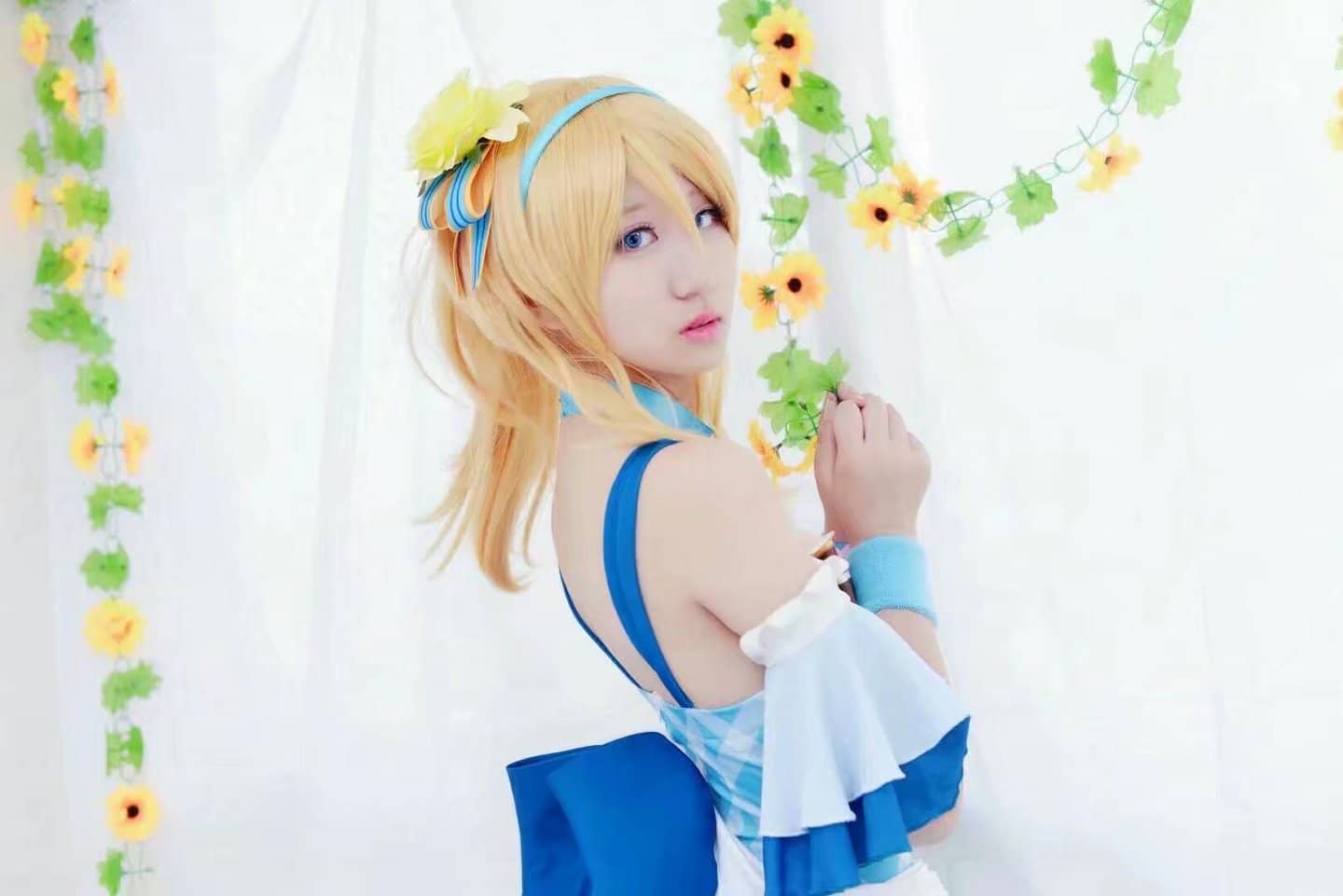 Love Live！绚濑绘里花束觉醒Cosplay-萌图百科