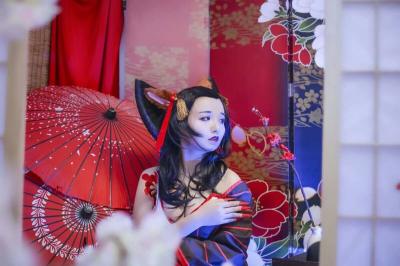 阴阳师  三尾狐未觉醒cosplay-萌图百科