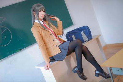 青春猪头少年不会梦到兔女郎学姐 樱岛麻衣cosplay-萌图百科