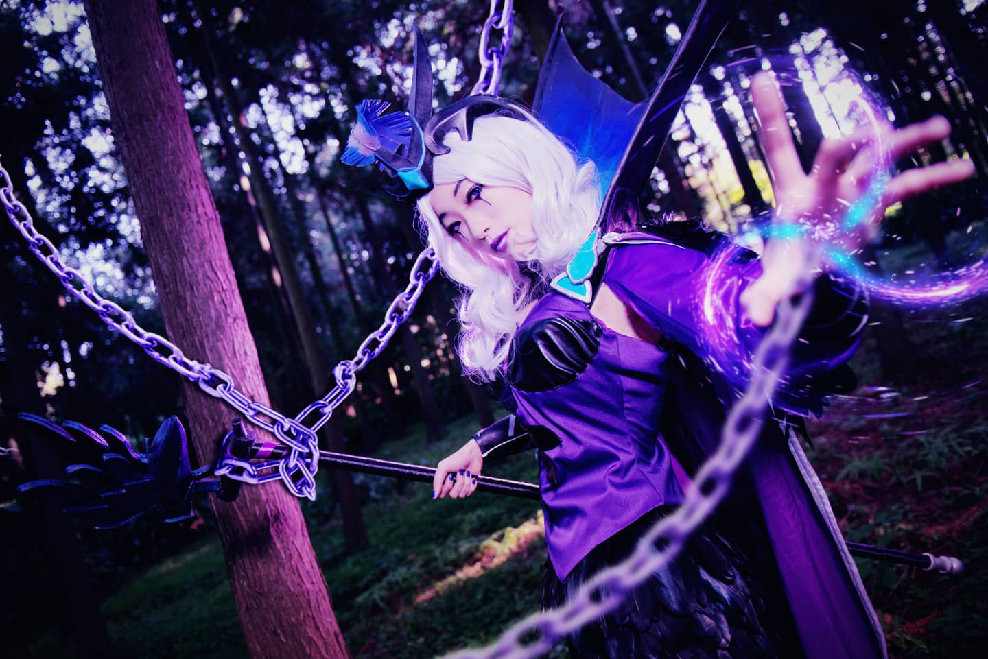 英雄联盟诡术妖姬（邪鸦魅影）乐芙兰Cosplay-萌图百科