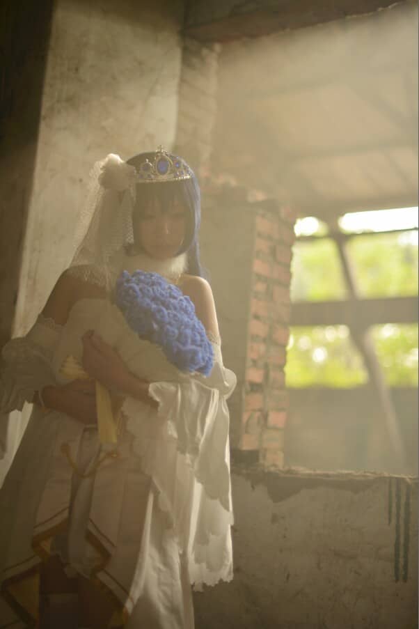 TYA事务所 羽华 《lovelive！》海未～未觉醒婚纱-萌图百科