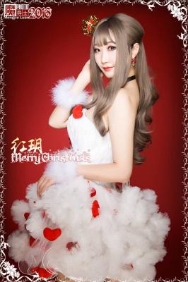 魔导士2016绯红圣诞节写真红玥-萌图百科