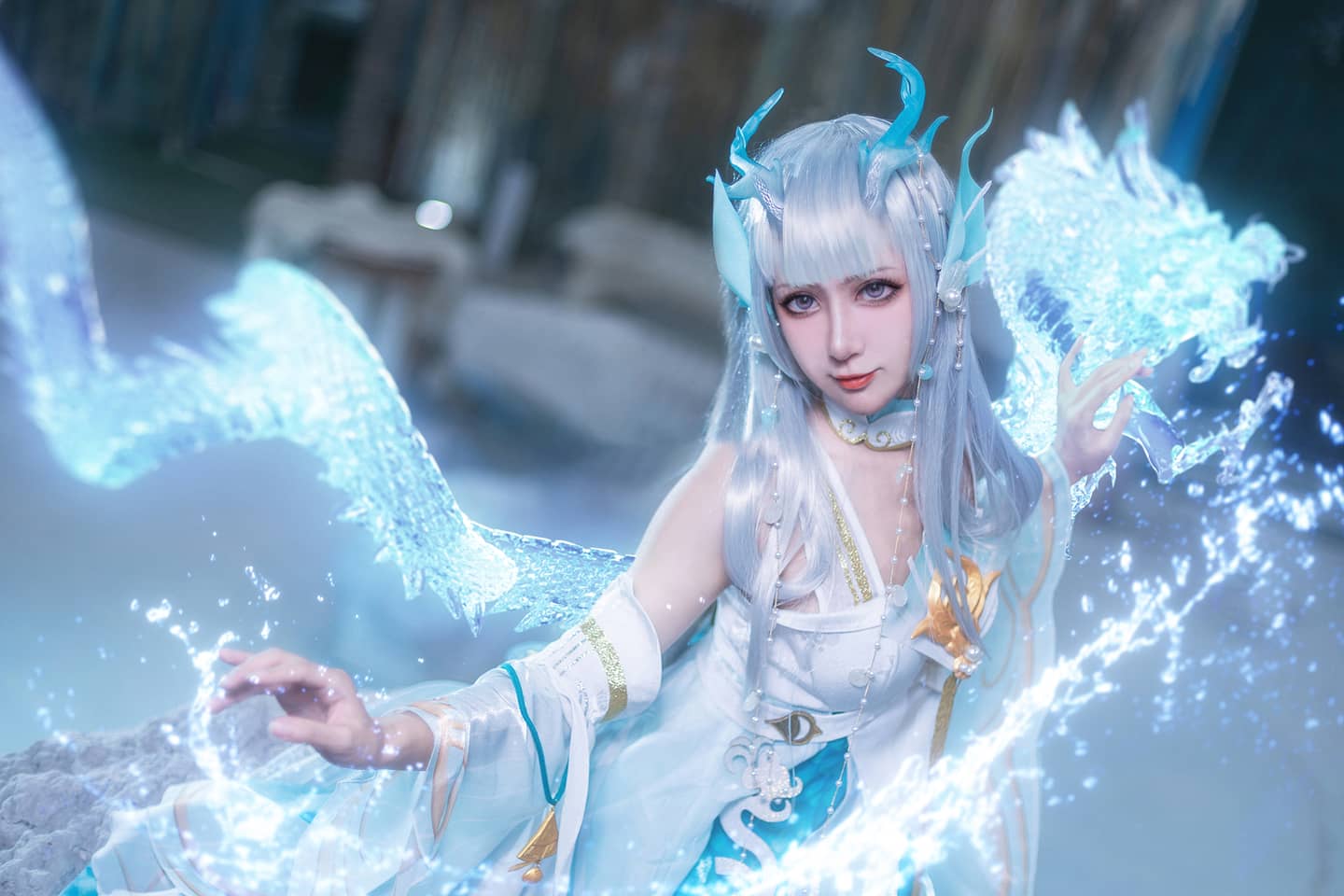 《王者荣耀》西施游龙清影cosplay-萌图百科