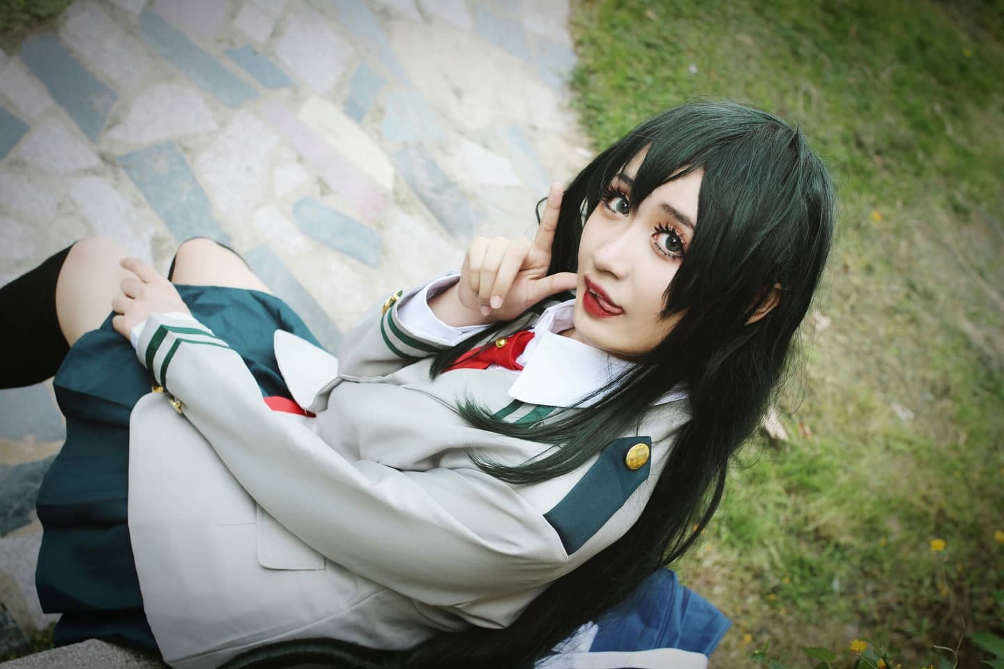 我的英雄学院  蛙吹梅雨cosplay-萌图百科