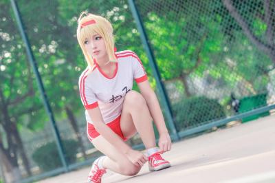 fgo 尼禄体操服cosplay-萌图百科