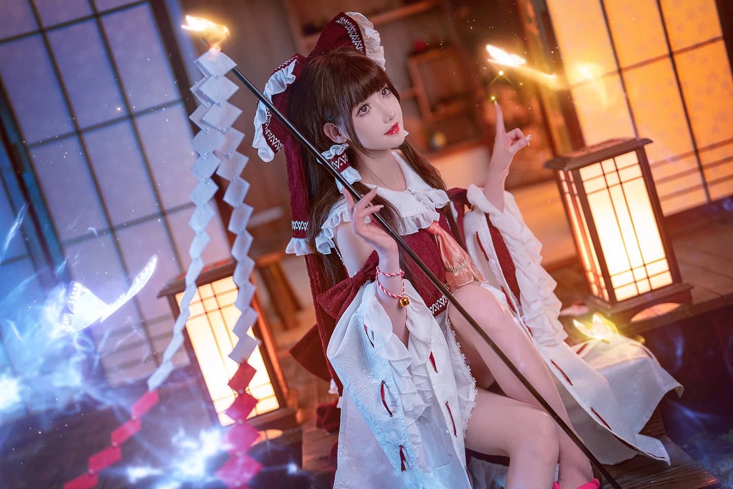 musedash &东方project，玛莉嘉&博丽灵梦cosplay-萌图百科
