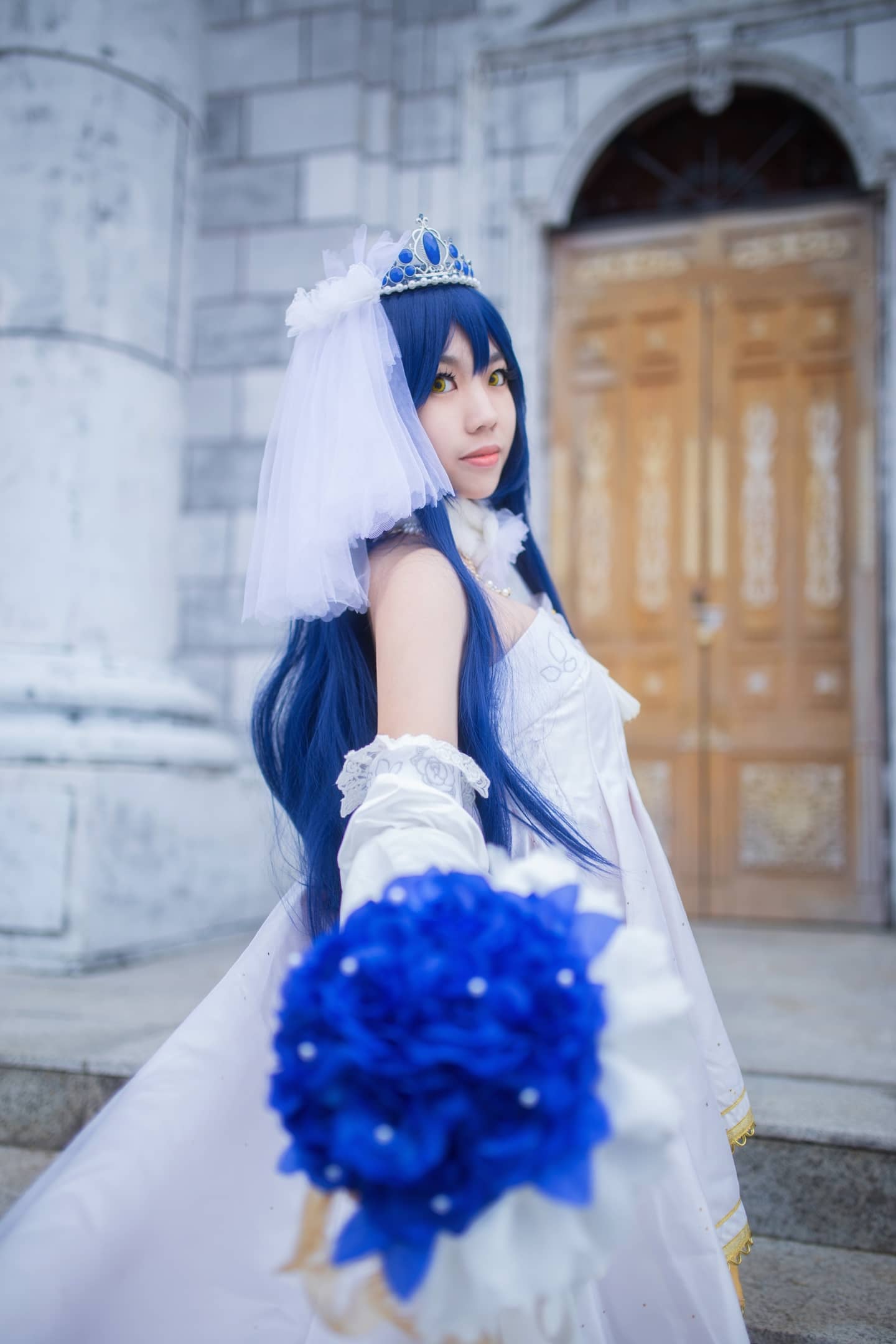 LoveLive!园田海未cosplay-萌图百科