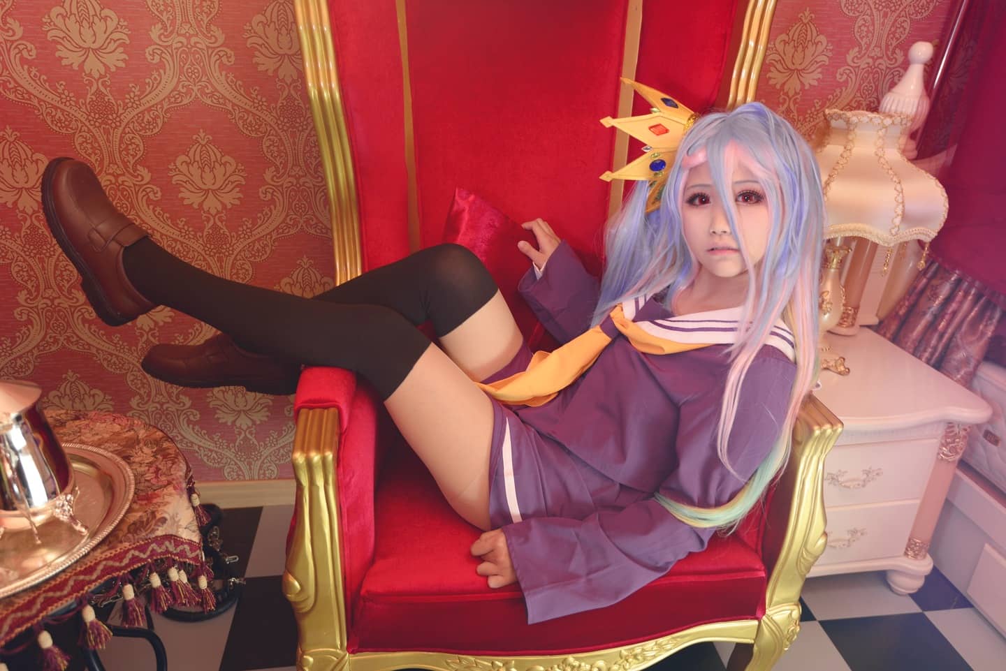 游戏人生 白 cosplay-萌图百科