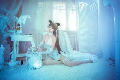 碧蓝航线 爱宕犬花嫁cosplay-萌图百科