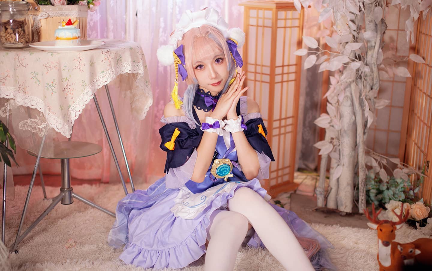 《原神》珊瑚宫心海cosplay-萌图百科