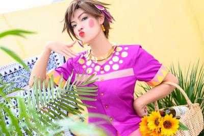 cosplay正片 JOJO的奇妙冒险 战斗潮流 龙舌兰姑娘-萌图百科