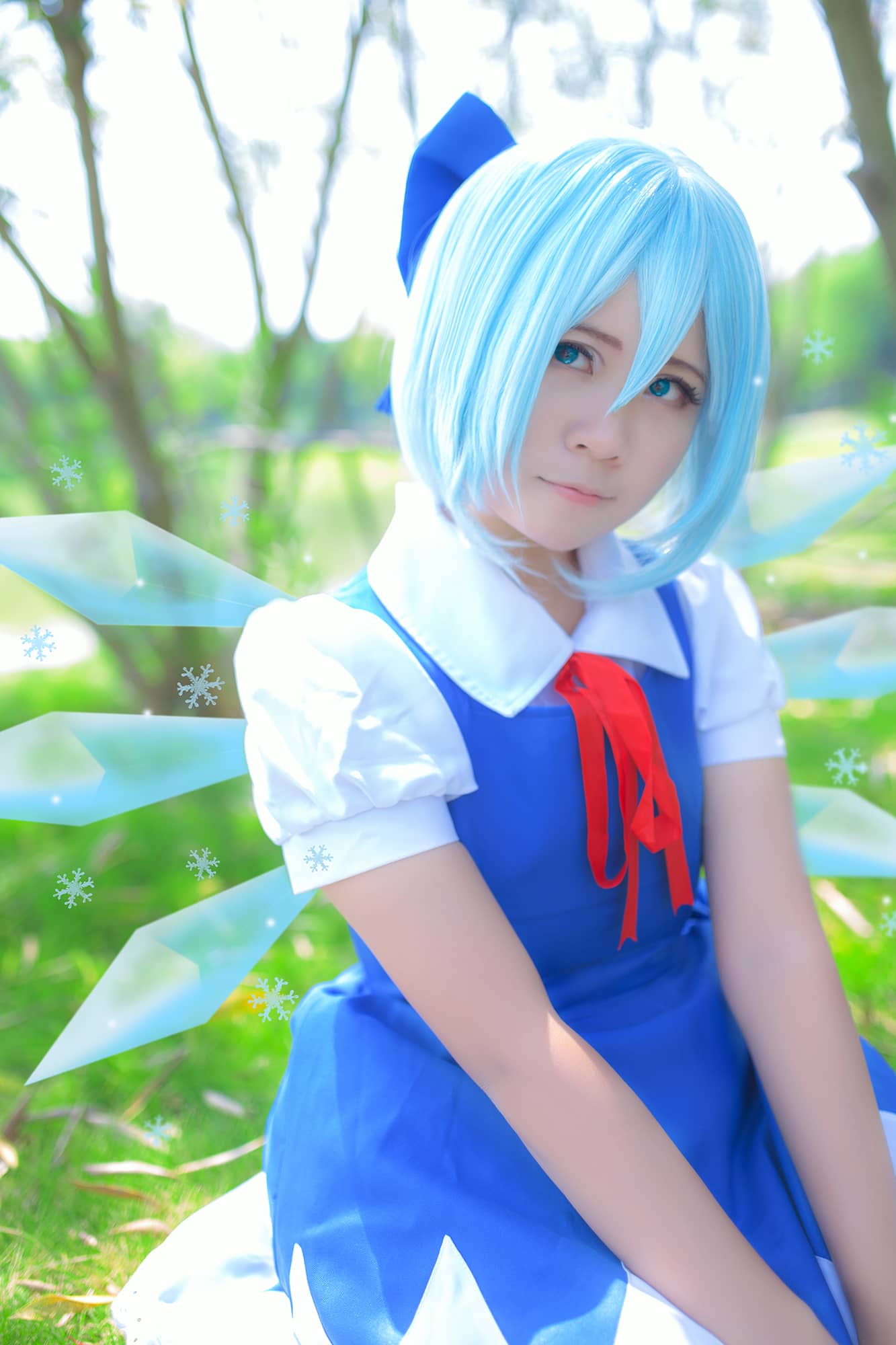 东方project 琪露诺cosplay，あたいってば最强ね-萌图百科