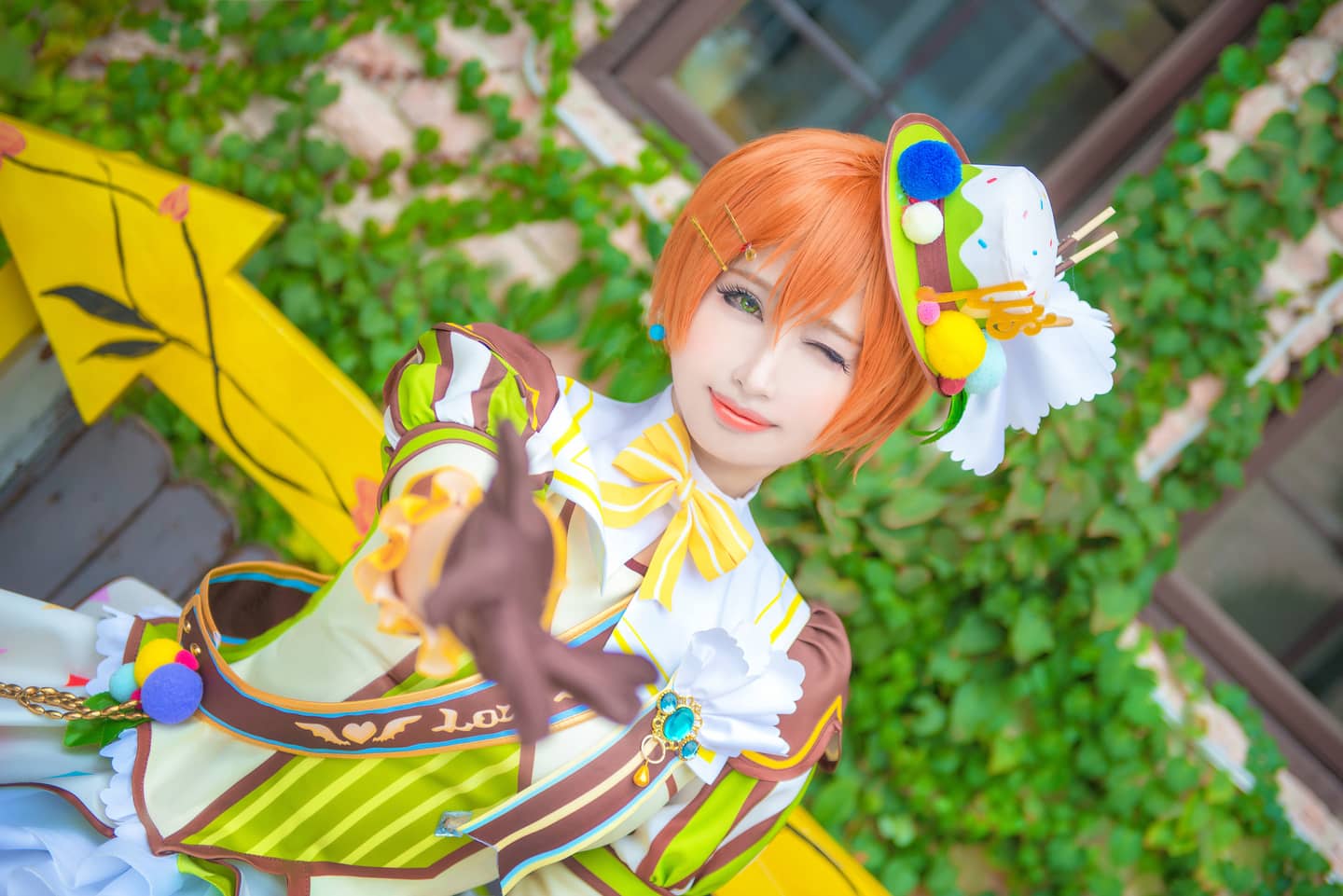 lovelive星空凛cosplay，冰淇淋觉醒-萌图百科