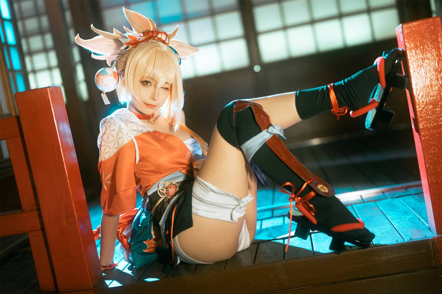 《原神》宵宫 cosplay-萌图百科