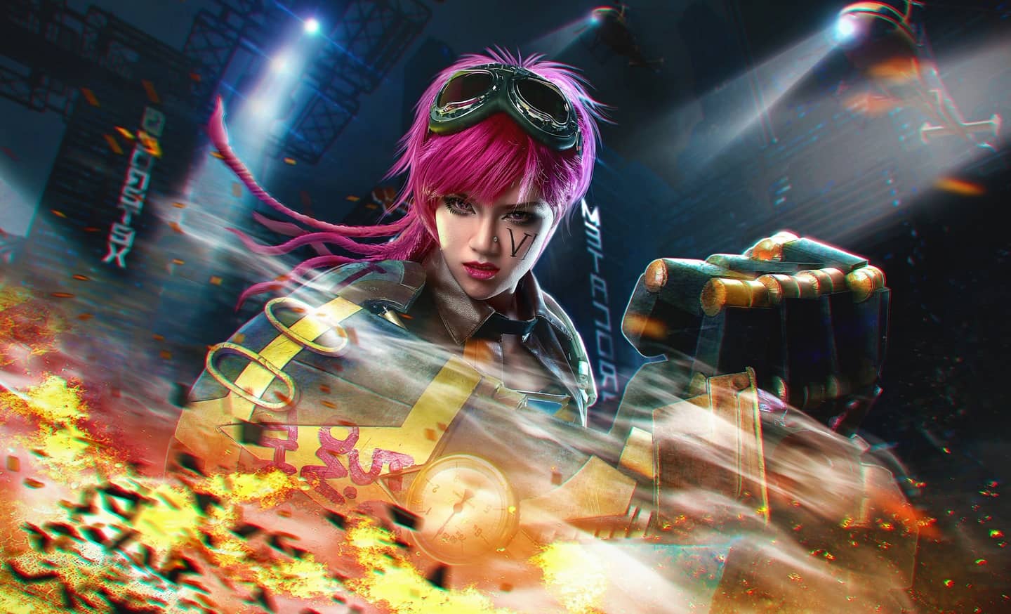 英雄联盟·皮城执法官·蔚 Cosplay-萌图百科