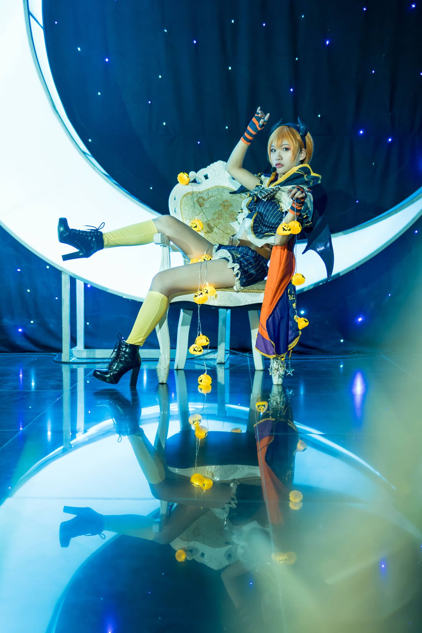 LOVE LIVE星空凛cosplay-萌图百科