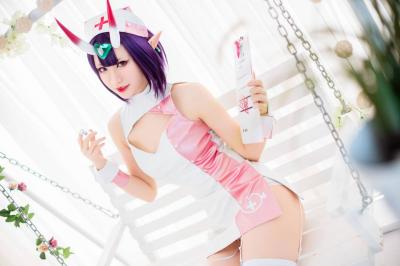 fgo 酒吞童子护士装cosplay-萌图百科