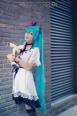 初音Miku-世界第一公主殿下Cosplay-萌图百科