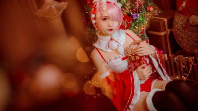 圣诞拉姆同人cosplay-萌图百科