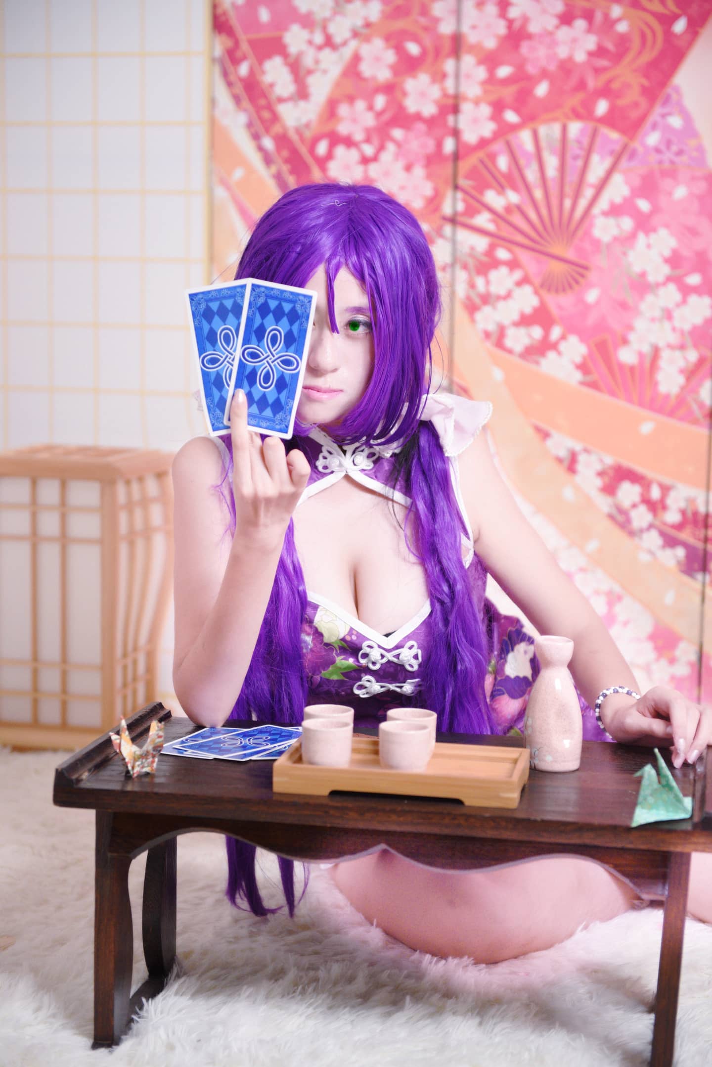 东条希旗袍未觉醒内景cosplay-萌图百科