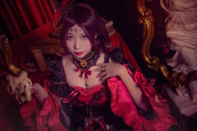 王者荣耀露娜哥特玫瑰cosplay-萌图百科