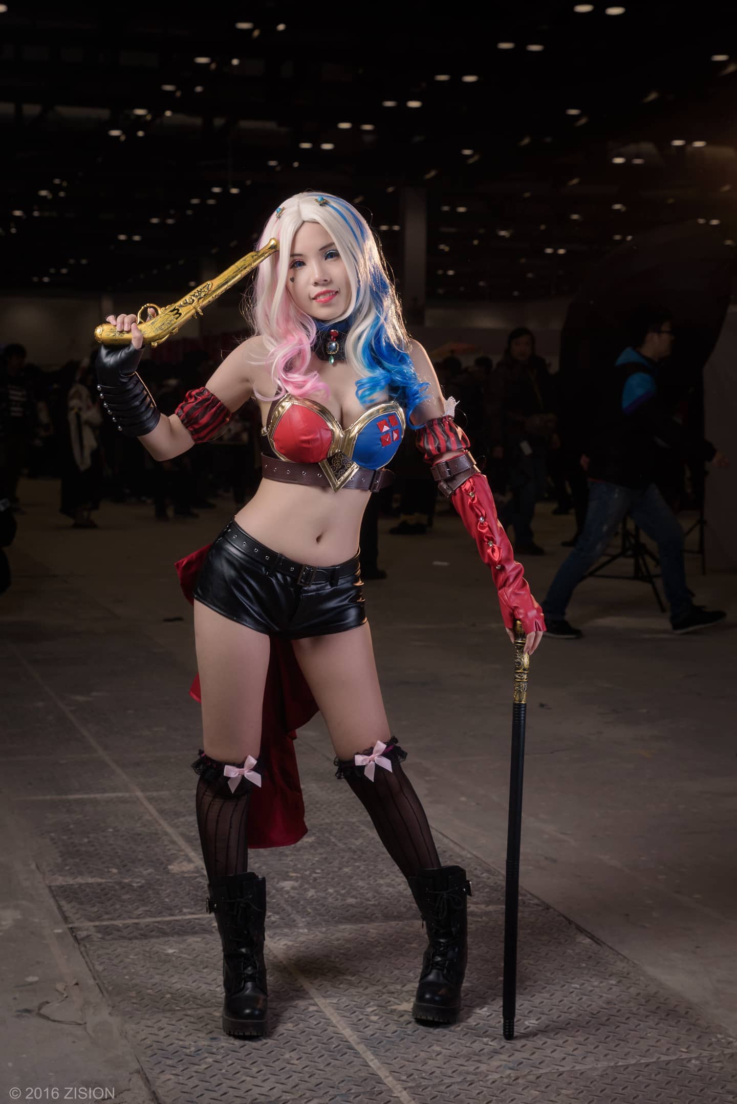 TYA事务所  自杀小队 同人版小丑女 Cosplay-萌图百科