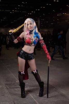 TYA事务所  自杀小队 同人版小丑女 Cosplay-萌图百科