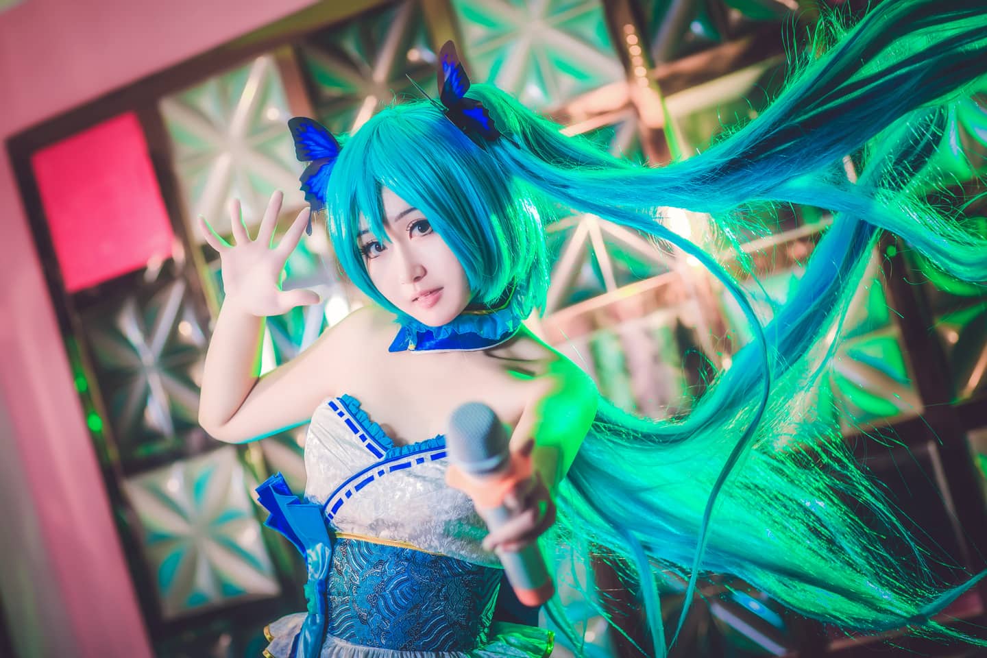 随心所欲初音cosplay-萌图百科