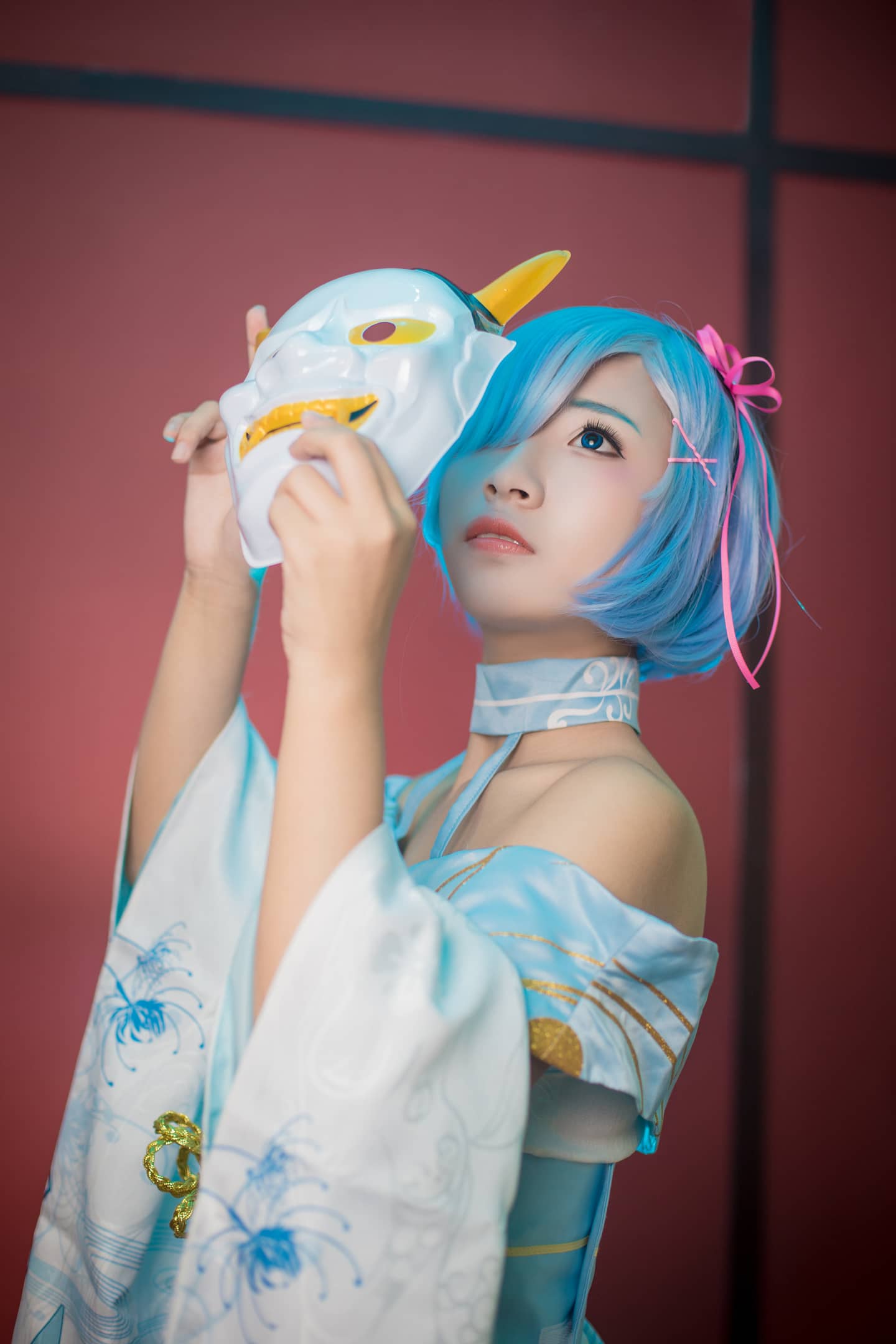 Re:从零开始的异世界生活雷姆Cosplay，雷姆最喜欢姐姐了-萌图百科