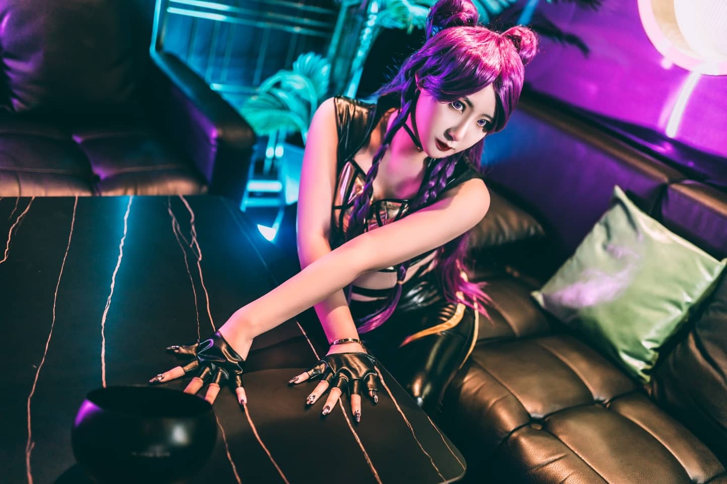英雄联盟KDA 卡莎cosplay-萌图百科