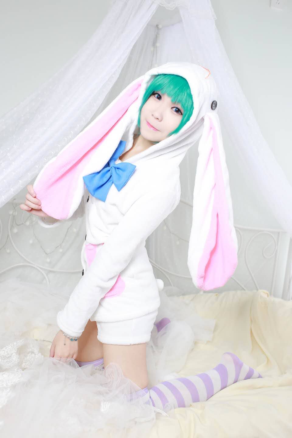 初音未来Miku cosplay-萌图百科