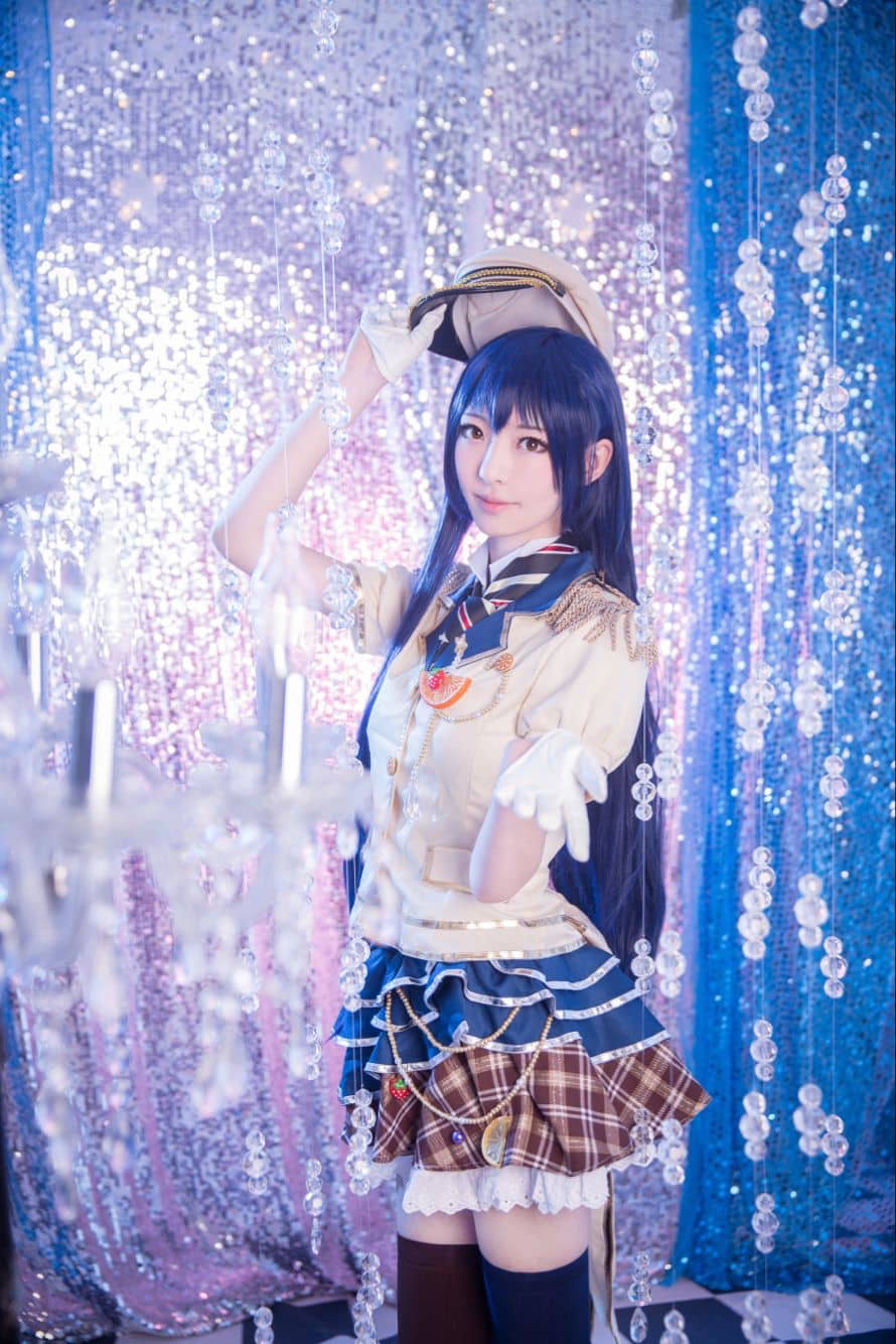 Love live！海未ちゃん水果ver Cosplay-萌图百科