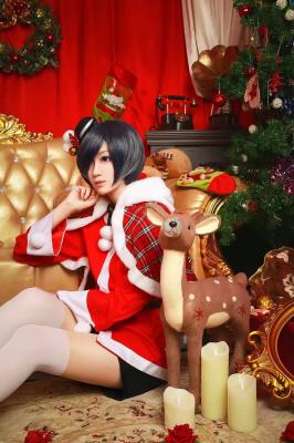 夏尔圣诞装cosplay-萌图百科