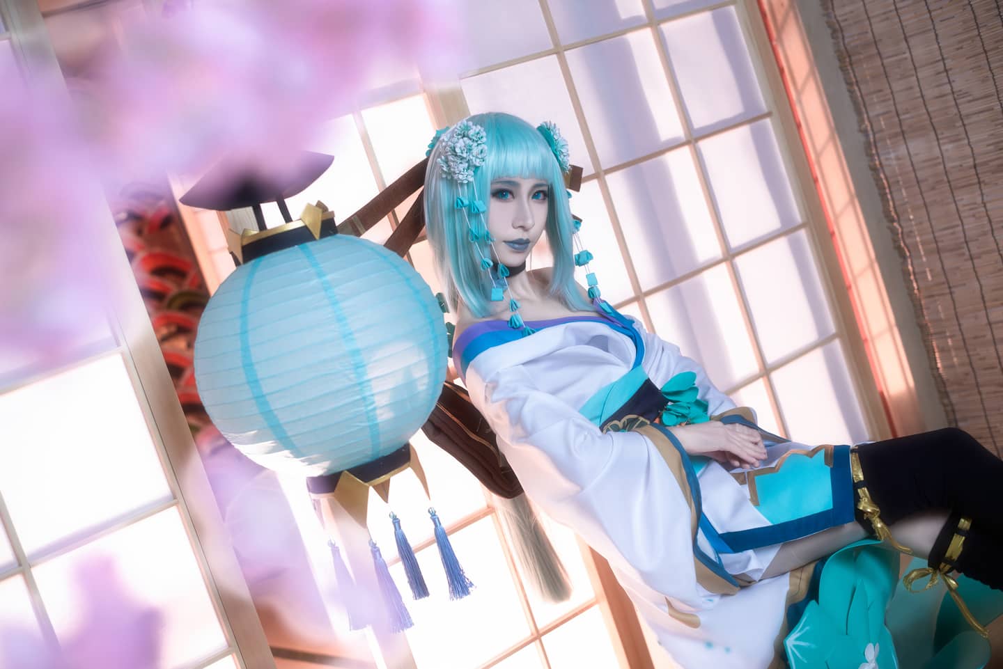 TYA事务所 阴阳师手游 青行灯幽蝶花舞 cosplay-萌图百科