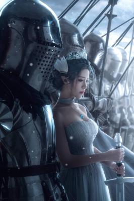 【鬼刀】冰公主 海琴烟 cosplay-萌图百科