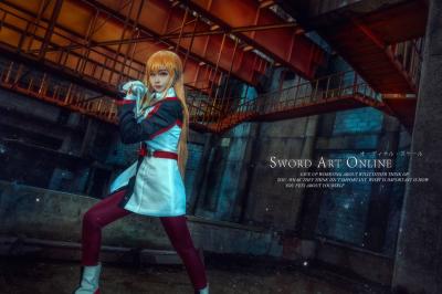 刀剑神域序列之争亚丝娜cosplay-萌图百科