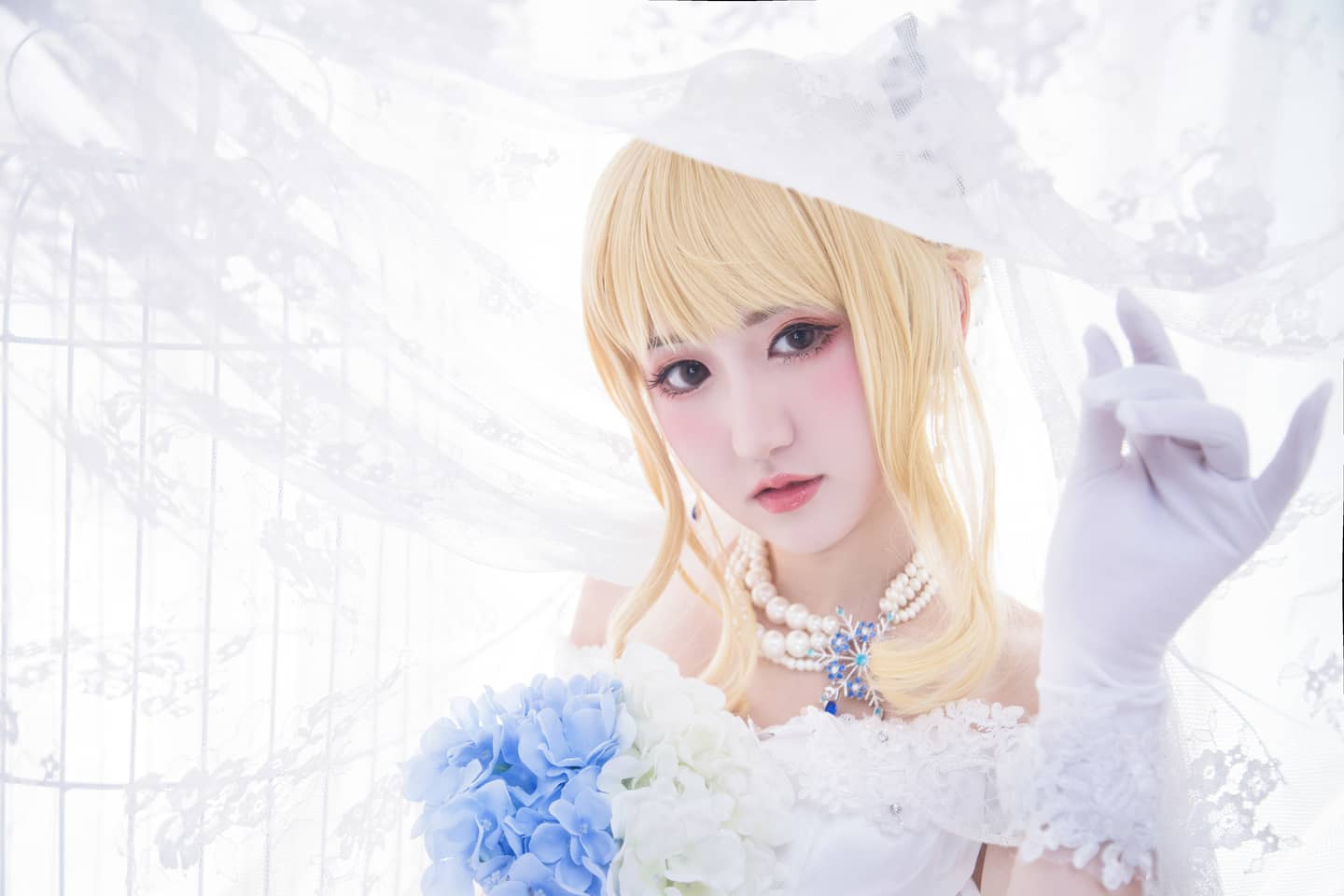 阿尔托莉雅婚纱礼服cosplay-萌图百科