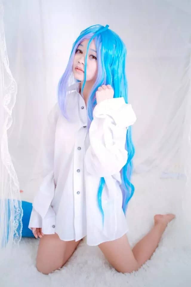 游戏人生 白cosplay 衬衫（游戏人生+白）-萌图百科