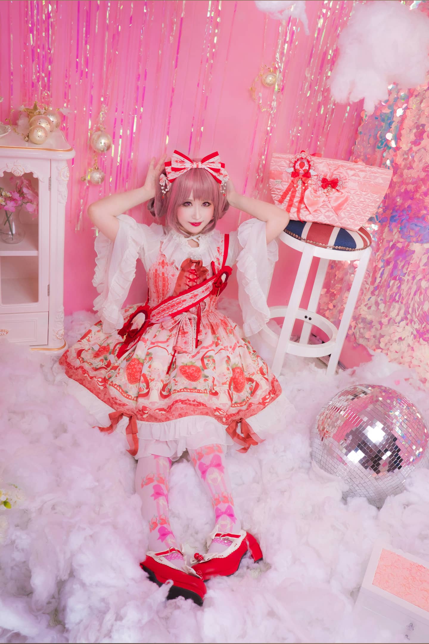 lolita装扮正片 草莓天使jsk-萌图百科
